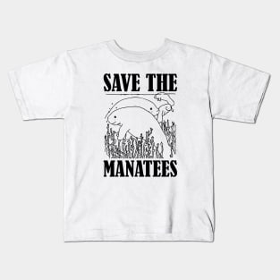 Manatee - Save the manatees Kids T-Shirt